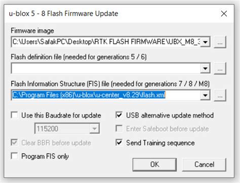 Can Not Flashing Firmware On Here Rtk Module