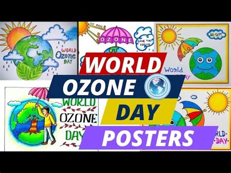 World Ozone Day Poster Making Ideas 2023 Competition Designs Handmade