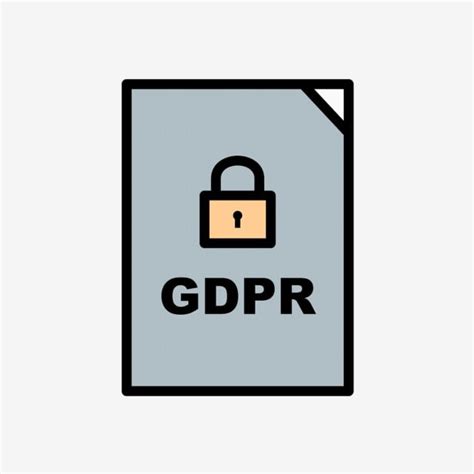 Gdpr Vector Png Images Vector Gdpr Document Icon Document Icons Agreement Data Png Image For