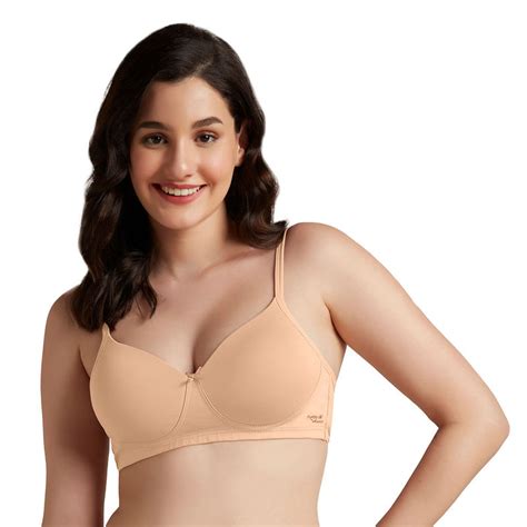 Buy Amante Nude Padded Non Wired Simply Soft T Shirt Bra Online