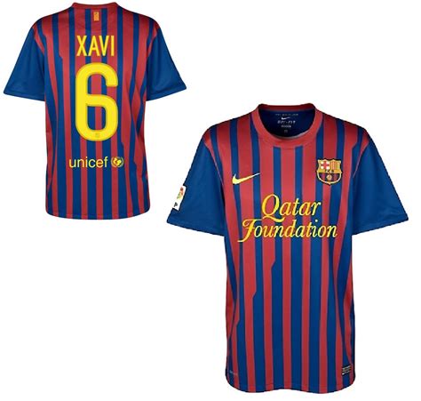 Nike Fc Barcelona Trikot Xavi Qatar Heim Herren S M L Xl Xxl