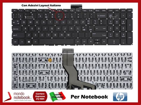 Tastiera Notebook HP 15 Bs Con ADESIVI LAYOUT ITALIANO