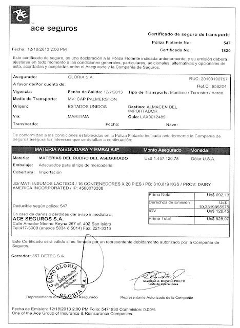 15 documentos utilizados para la exportación e importación en Perú