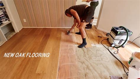 Installing Hardwood Flooring With Glue YouTube