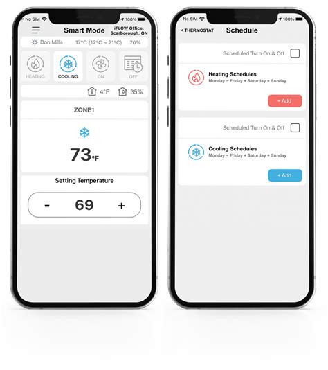 Iflow Hvac Inc Wi Fi With Smartphone App And Controller