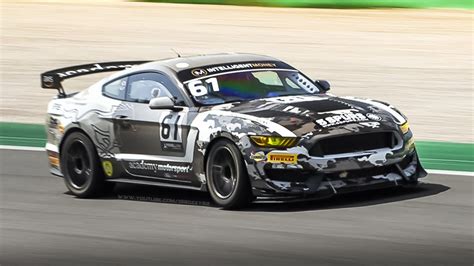 Ford Mustang Gt4 Caught In Action At Monza Circuit Mustang Specs