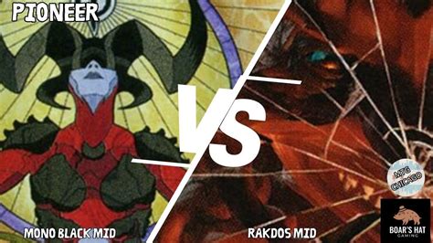 Mono Black Midrange Vs Rakdos Midrange Mtg Pioneer Youtube