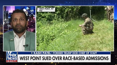 Kash Patel I Believe A Quota System Is Unconstitutional Fox News Video