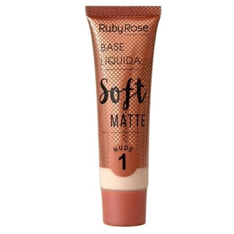 Ruby Rose Hb Base Liquida Soft Matte Cor Bege Shopee Brasil