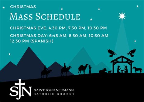 Important Christmas Announcements St John Neumann Catholic Church