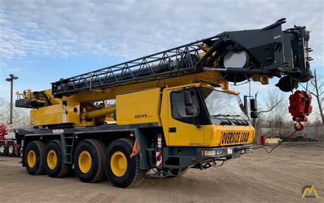 Grove GMK4100B 100 Ton All Terrain Crane For Sale Hoists Material