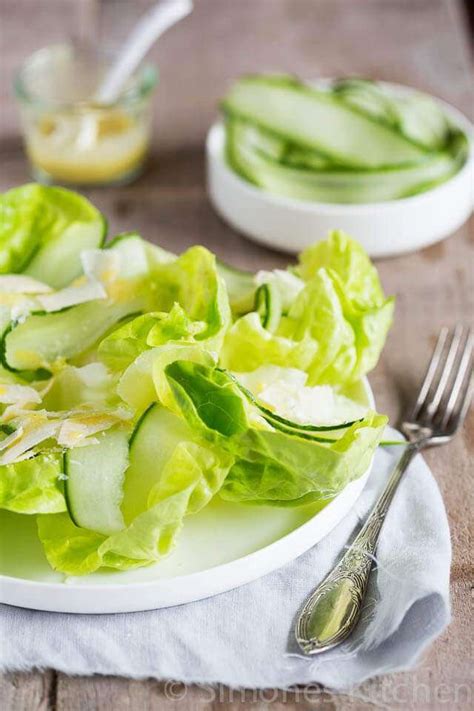 Lettuce and cucumber salad - simple but perfect | Simone's Kitchen