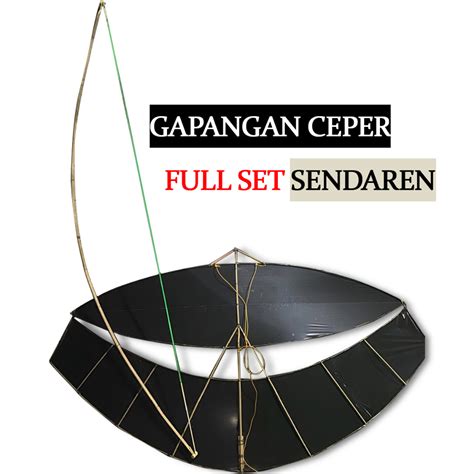 Jual Layangan Gapangan Ceper Fullset Pegon Ceper Siap Mengudara Sudah