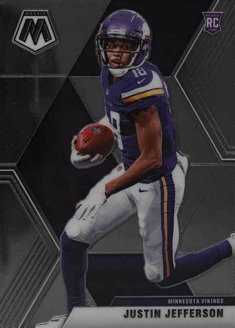 2020 Panini Mosaic Justin Jefferson 209 Football VCP Price Guide