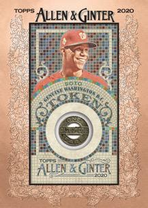 2020 Topps Allen Ginter Baseball Checklist Set Info Boxes Autographs