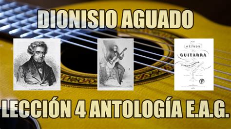 DIONISIO AGUADO LECCIÓN 4 ANTOLOGÍA DEL E A G Ejercicio Nº 8 NUEVO