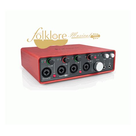 Interface Focusrite Scarlet I Controladores E Interfaces