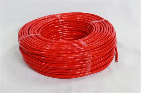 Fio Cabo Flexível 6 Mm 100 Metros Vermelho Eletrocon Cabo Fio