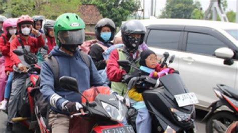 Arus Balik Lebaran Bebas Macet Dari Lampung Ke Jambi Mengendarai Motor