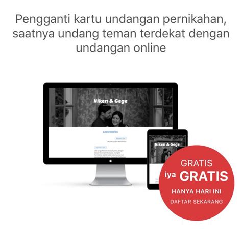 Undangan Pernikahan Website