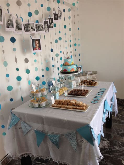 Deco Mesa Dulce Ii 👶🏻💙 Ideas Mesas De Dulces Decoracion Para Primer