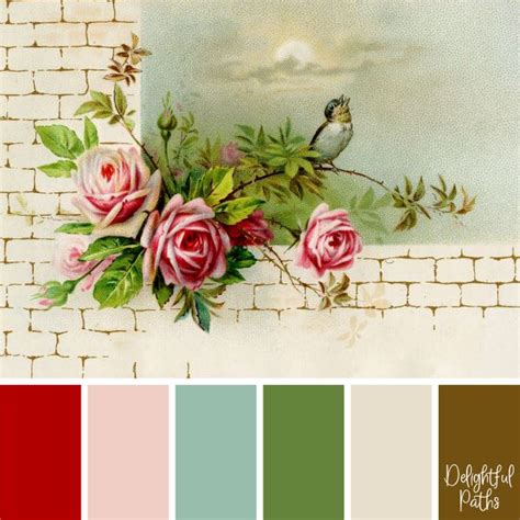 Vintage Inspired Color Palettes Delightful Paths