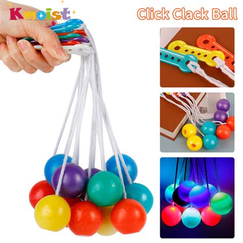 Kmoist Handle Juggling Balls Clackers Balls Latok Lato Toy Latto Toys