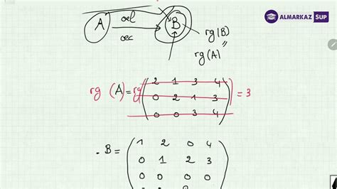 Matrice 2 Partie 9 Calcul Pratique Du Rang Dune Matrice Méthode