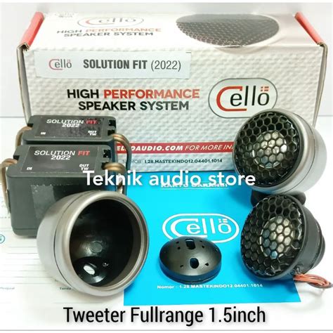 Jual Tweeter Micro Fullrange Cello Solution Fit Universal Mounting