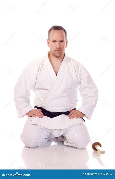 Man with a boken stock photo. Image of kobudo, gentleman - 29850328