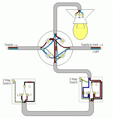 How Do I Wire A Two Way Light Switch 2 Way Switching Explain