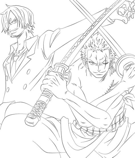 Desenhos De Sanji One Piece Para Colorir Pintar E Imprimir