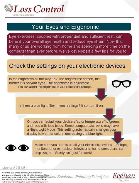 Your Eyes and Ergonomic Eye exercises coupled with