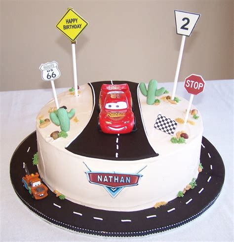 Cars Cake Lightning Mcqueen Buttercream Cake Beth Flickr