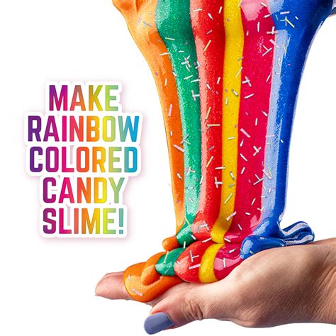 Girlzone Rainbow Candy Diy Slime Kit Everything In One Egg To Make Rainbow Slime Fluffy Cloud