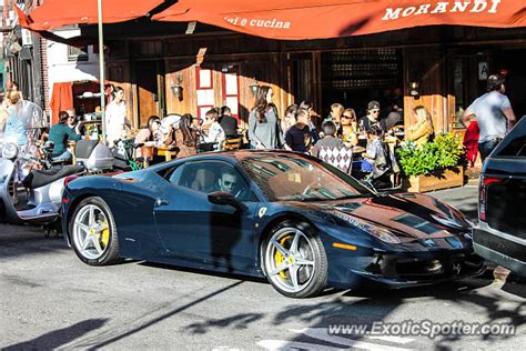 Ferrari 458 Italia spotted in New York, New York on 10/12/2013