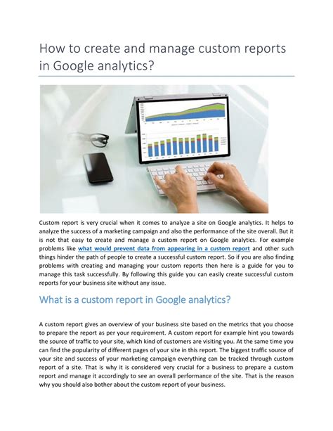 PPT How To Create And Manage Custom Reports In Google Analytics