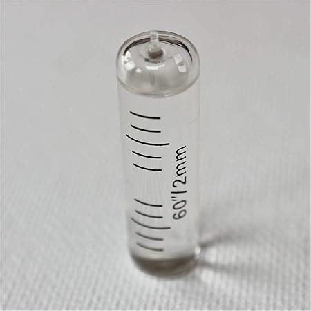 Replacement Level Glass Vial, Spirit Bubble Level, with Nib, Accurate, 35mm x 10mm - Transparent ...