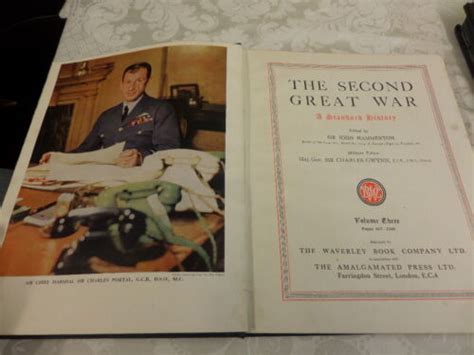 The Second Great War A Standard History By Sir John Hammerton Blue