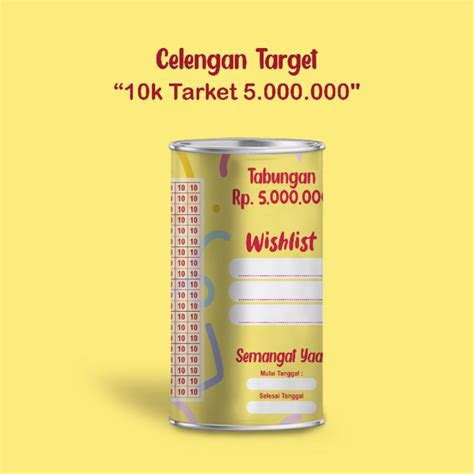 Jual Sumberberkah Jaya Celengan Target Murah Celengan Viral Celengan