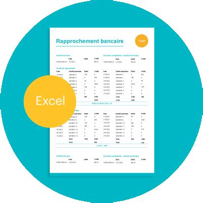 Modèle de rapprochement bancaire Excel gratuit Zervant