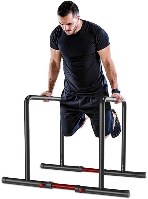 Yoleo Barras Paralelas Calistenia Adjustable Dip Bar Fitness Push Up