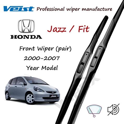 2000 To 2007 Honda Jazz Fit 16 21 Front Wiper Blade Set Pair Clean For