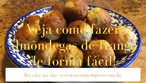 Veja como fazer almôndegas de frango de forma fácil