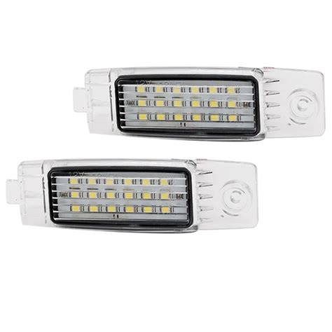 Led License Plate Lights Pure White Error Free Canbus Lamp For Toyota