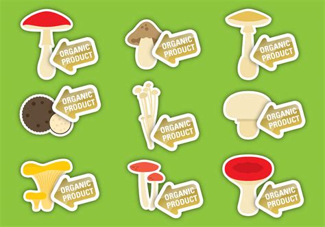 Mushroom Label Vectors Download Free Vector Art Stock Graphics And Images