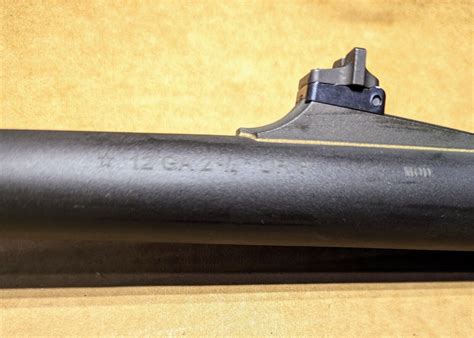 Remington 870 12 Ga Slug Security Barrel 18.5 in Smooth Bore Rifle ...