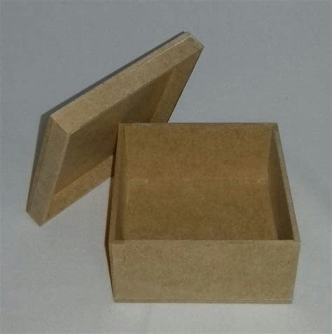 Caixa Mdf Cru 10x10x5 Cm Lembrancinha Kit 20 Unds Promoção R 37 80