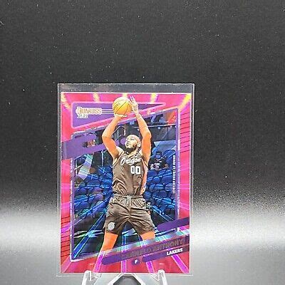 2021 22 Carmelo Anthony Panini Donruss Pink Holo Laser 103 Lakers EBay