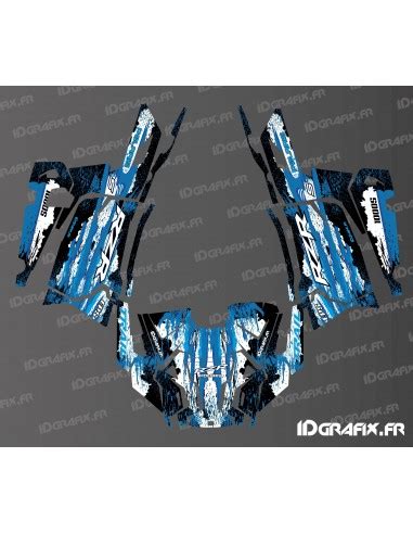 Kit décoration Splash Edition Bleu IDgrafix Polaris RZR Trail